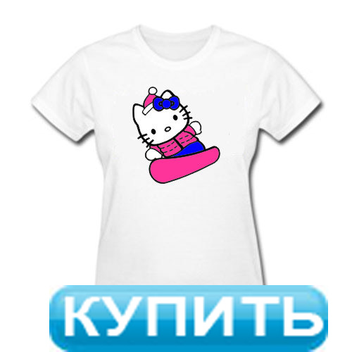 Купить футболка hello kitty